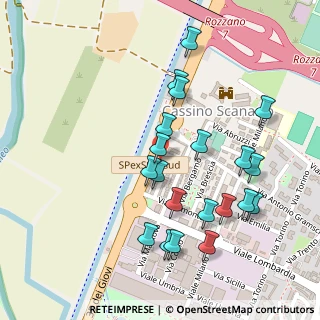 Mappa Via Cremona, 20089 Rozzano MI, Italia (0.245)