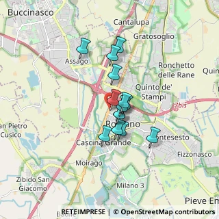 Mappa Via Cremona, 20089 Rozzano MI, Italia (1.14786)
