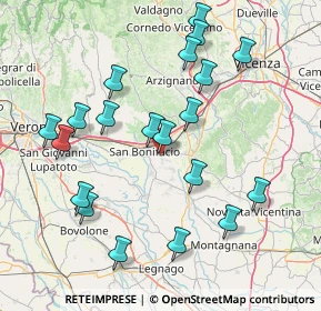 Mappa Via del Lavoro, 37047 San Bonifacio VR, Italia (16.4455)