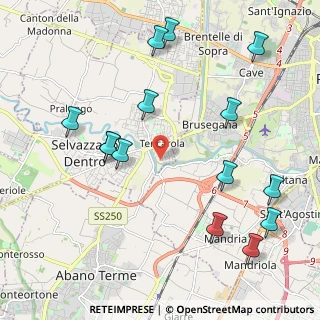 Mappa Via Vicenza, 35030 Selvazzano Dentro PD, Italia (2.43214)