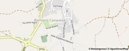Mappa Romano Canavese