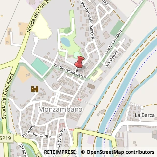 Mappa Via Generale V. Darra, 5, 46040 Monzambano, Mantova (Lombardia)