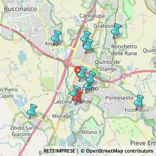 Mappa Via Bergamo, 20089 Rozzano MI, Italia (1.83636)