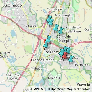 Mappa Via Bergamo, 20089 Rozzano MI, Italia (1.66692)