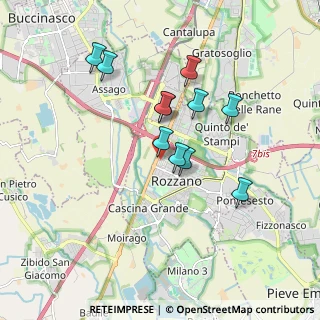 Mappa Via Bergamo, 20089 Rozzano MI, Italia (1.51455)