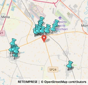 Mappa Strada Isorella, 25016 Ghedi BS, Italia (3.487)