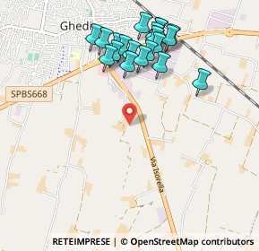 Mappa Strada Isorella, 25016 Ghedi BS, Italia (1.0335)