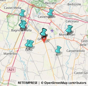 Mappa Strada Isorella, 25016 Ghedi BS, Italia (6.69867)
