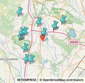 Mappa Via Ponte Dora, 10019 Strambino TO, Italia (7.70769)