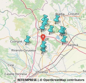 Mappa Via Ponte Dora, 10019 Strambino TO, Italia (10.99455)