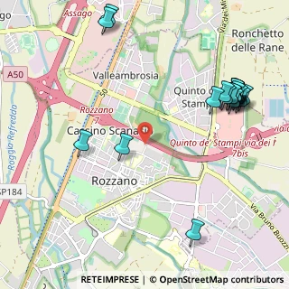 Mappa Via Venezia, 20089 Rozzano MI, Italia (1.3395)