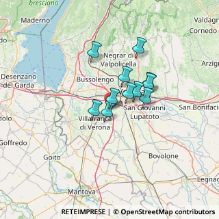 Mappa Via Alessandro Volta, 37062 Dossobuono VR, Italia (9.12182)
