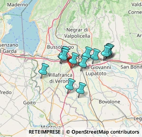 Mappa Via Alessandro Volta, 37062 Dossobuono VR, Italia (9.67286)