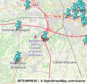 Mappa Via Alessandro Volta, 37062 Dossobuono VR, Italia (6.58429)