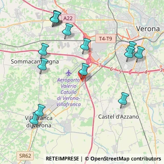 Mappa Via Alessandro Volta, 37062 Dossobuono VR, Italia (5.12214)