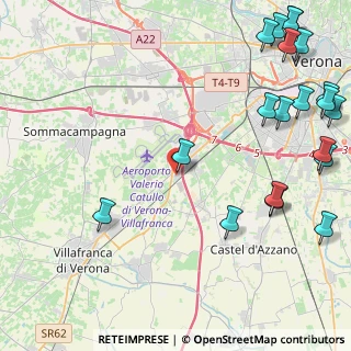 Mappa Via Alessandro Volta, 37062 Dossobuono VR, Italia (6.4285)