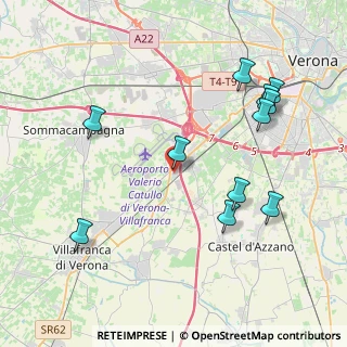 Mappa Via Alessandro Volta, 37062 Dossobuono VR, Italia (4.45273)