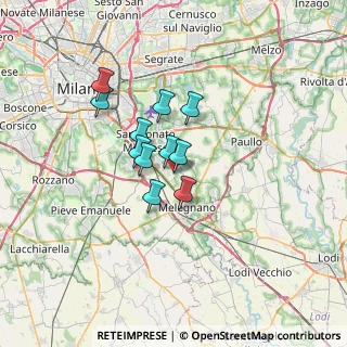 Mappa Via Leone Tolstoi, 20098 San Giuliano Milanese MI, Italia (4.61818)