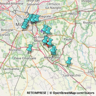 Mappa Via Leone Tolstoi, 20098 San Giuliano Milanese MI, Italia (7.14471)