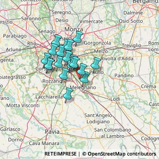Mappa Via Leone Tolstoi, 20098 San Giuliano Milanese MI, Italia (9.913)
