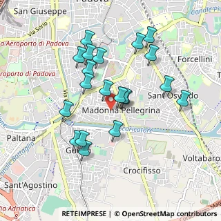 Mappa Via Valvasori Giobatta, 35124 Padova PD, Italia (0.86)