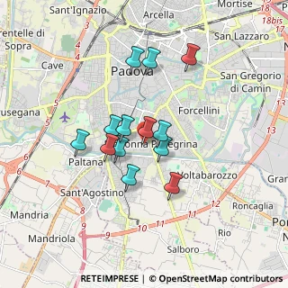 Mappa Via Valvasori Giobatta, 35124 Padova PD, Italia (1.33692)