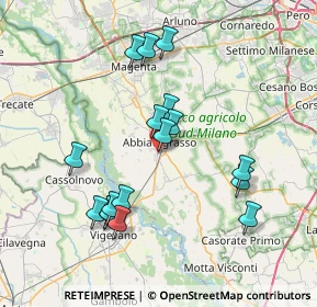 Mappa Via Amedeo Modigliani, 20081 Abbiategrasso MI, Italia (7.28588)