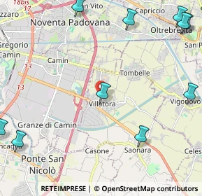 Mappa 35020 Villatora PD, Italia (3.52308)