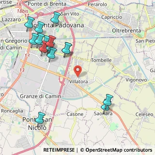 Mappa 35020 Villatora PD, Italia (2.50067)