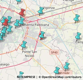 Mappa 35020 Villatora PD, Italia (6.4205)