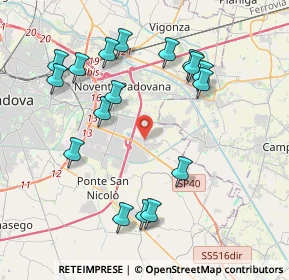 Mappa 35020 Villatora PD, Italia (4.21118)