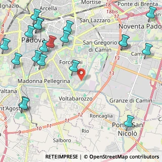 Mappa Via Gerardo Pietro, 35127 Padova PD, Italia (3.076)