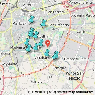 Mappa Via Gerardo Pietro, 35127 Padova PD, Italia (1.60615)