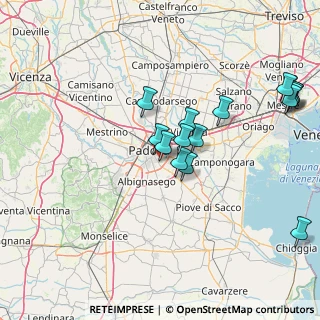 Mappa Via Gerardo Pietro, 35127 Padova PD, Italia (15.62)
