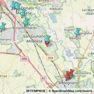 Mappa Via Massimo Gorki, 20098 San Giuliano Milanese MI, Italia (3.40364)