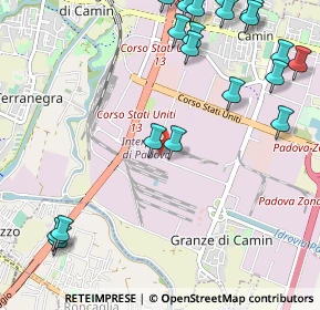 Mappa Corso Spagna, 35100 Padova PD, Italia (1.4345)