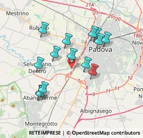 Mappa Via Paolo Borsellino, 35142 Padova PD, Italia (3.355)