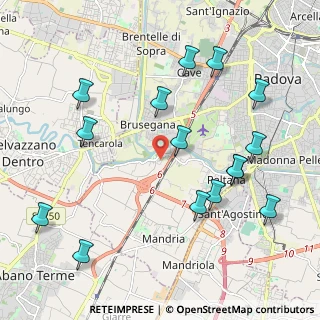 Mappa Via Paolo Borsellino, 35142 Padova PD, Italia (2.348)
