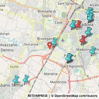 Mappa Via Paolo Borsellino, 35142 Padova PD, Italia (3.181)