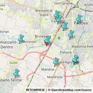 Mappa Via Paolo Borsellino, 35142 Padova PD, Italia (2.50545)