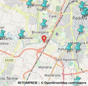 Mappa Via Paolo Borsellino, 35142 Padova PD, Italia (3.36385)