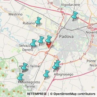 Mappa Via Paolo Borsellino, 35142 Padova PD, Italia (4.59545)