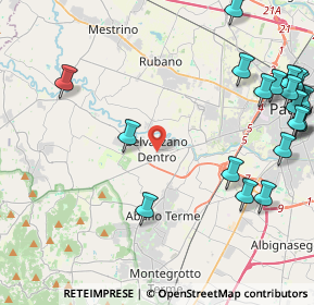 Mappa Via Monache, 35030 Selvazzano Dentro PD, Italia (5.868)