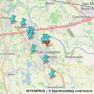 Mappa Viale Caduti del Lavoro, 37057 San Giovanni Lupatoto VR, Italia (1.80273)