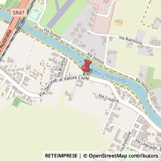 Mappa Via Carlo Cattaneo, 1, 35125 Padova, Padova (Veneto)