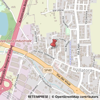 Mappa Via XX Settembre, 29 a, 35020 Arzergrande, Padova (Veneto)