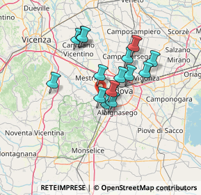 Mappa Via San Francesco, 35030 Selvazzano Dentro PD, Italia (10.55)