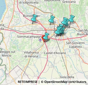 Mappa Via Alessandro Volta, 37062 Villafranca di Verona VR, Italia (6.40818)