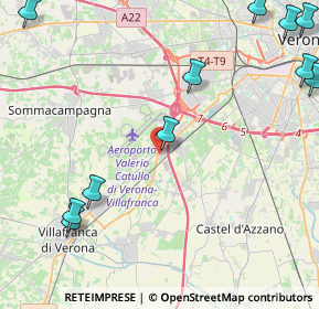 Mappa Via Alessandro Volta, 37062 Villafranca di Verona VR, Italia (6.27455)