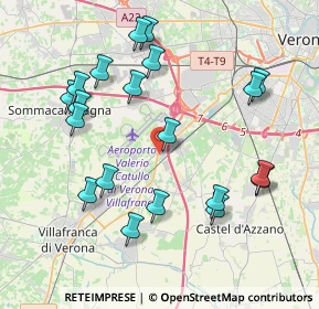 Mappa Via Alessandro Volta, 37062 Villafranca di Verona VR, Italia (4.256)